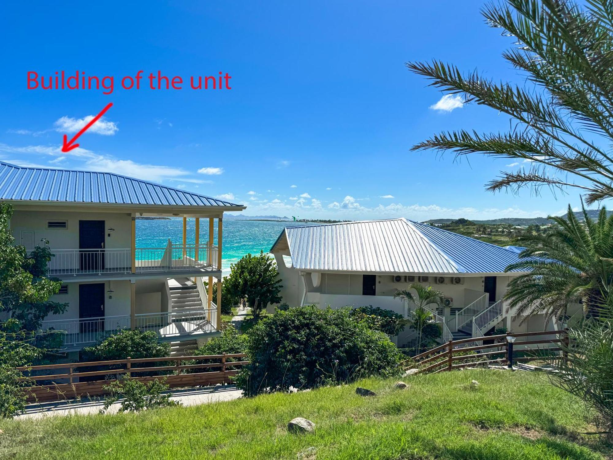 Front Line Unit 520 Ft2 - 48 M2, On Second Floor, Stunning Ocean View Apartment Cul de Sac Exterior photo